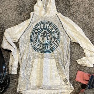 White men’s American fighter hoodie